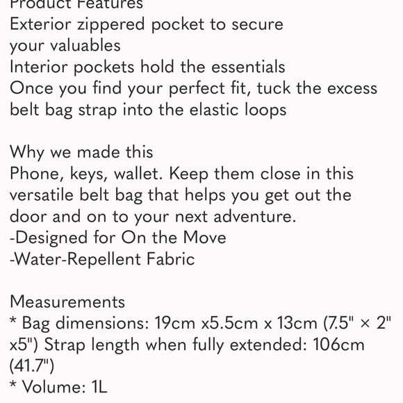 LULU LEMON HYPER DYE BELT BAG 1L - Picture 7 of 7